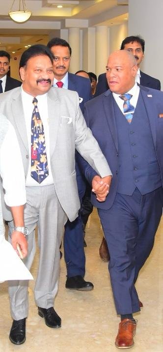 Dr.Adam Raj Dekkapaty,With Dr.Mark Burns, Sripitual Advisor to President of USA Donald Trump